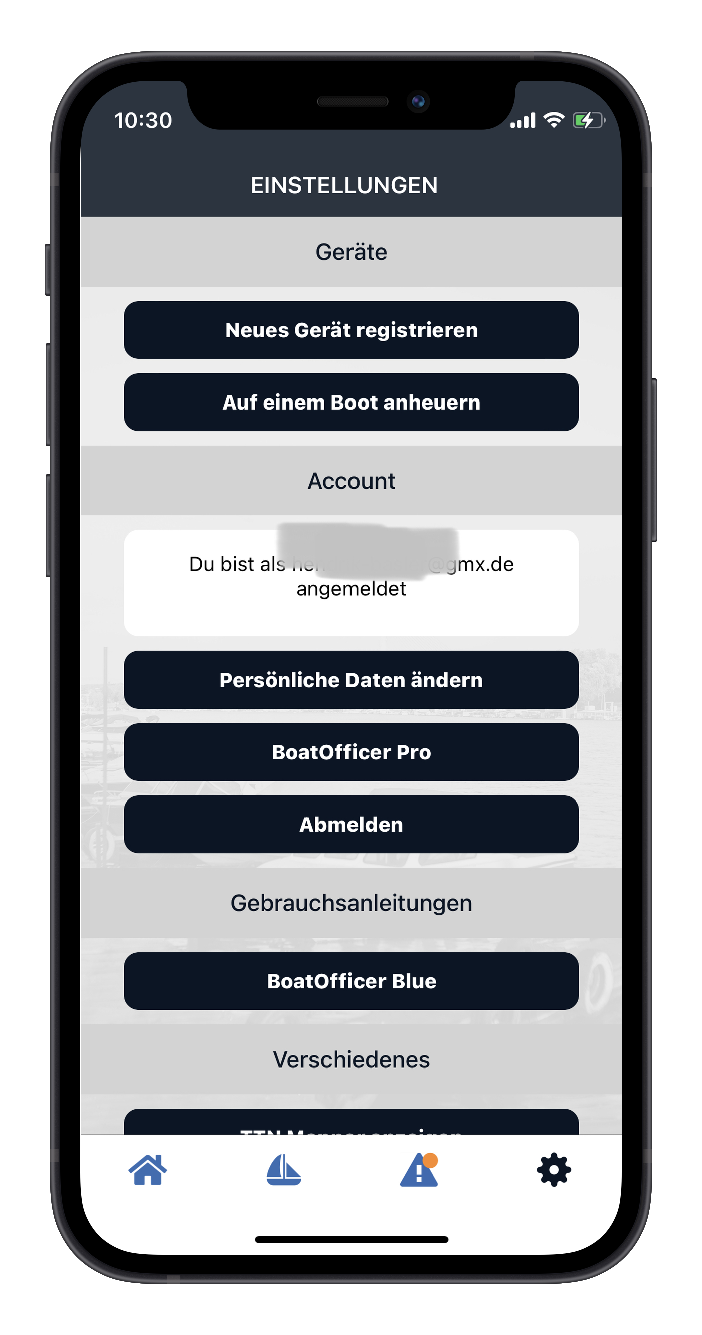 App Screenshot General Settings iPhone